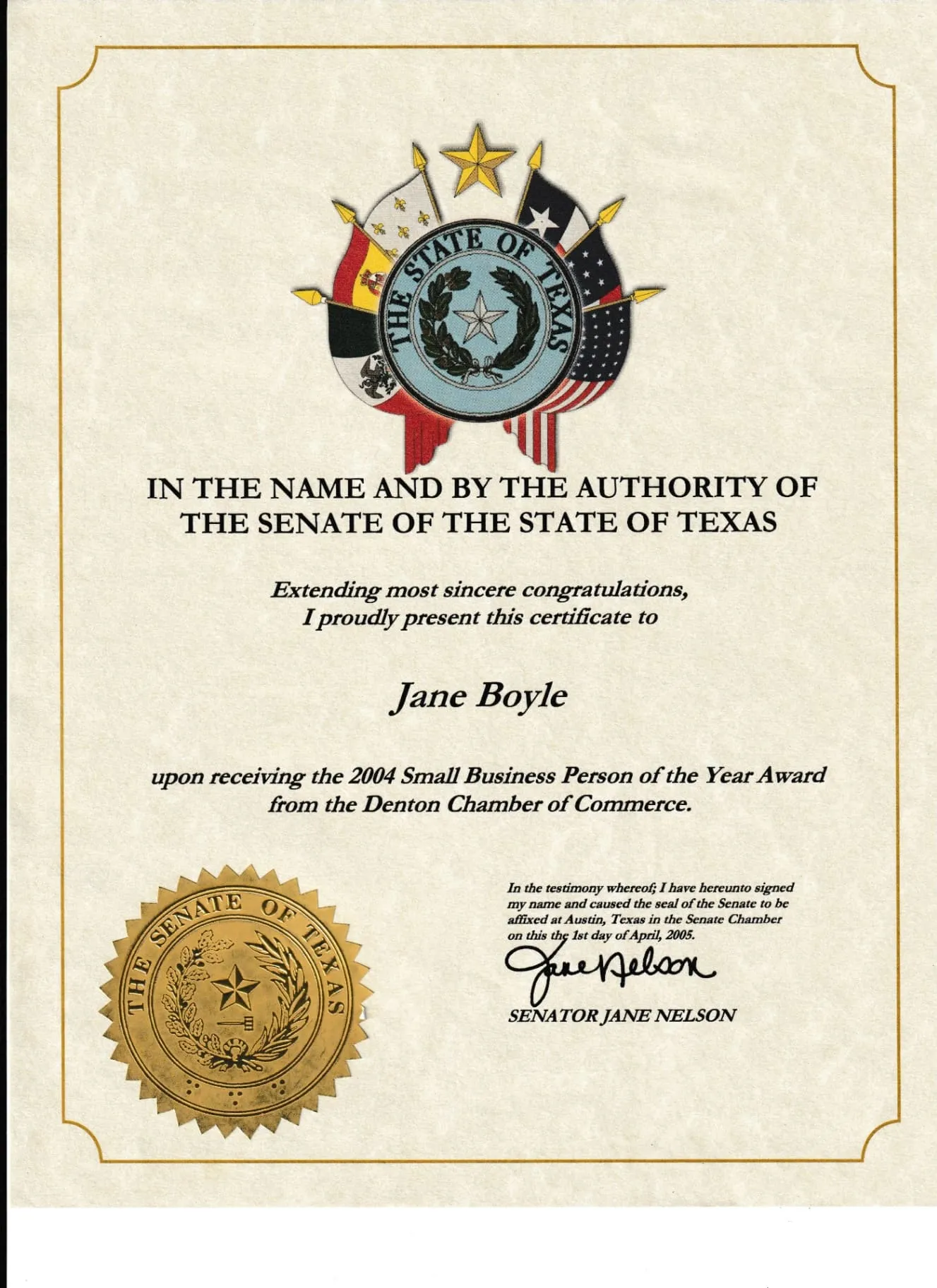 Business Person of the Year